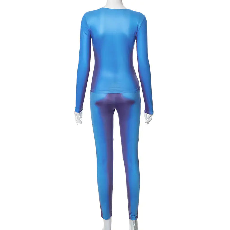 Body Graphic Printed Pant Set