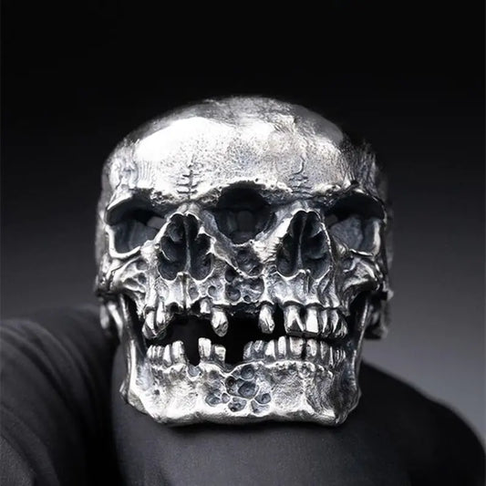 Unique Gothic Men Skull Ring